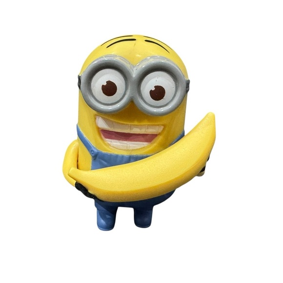 2013 Despicable Me 2 Minion Dave Holding A Banana McDonald’s Toy - Picture 1 of 6